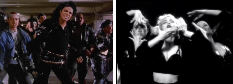 fact michael jackson madonna music videos