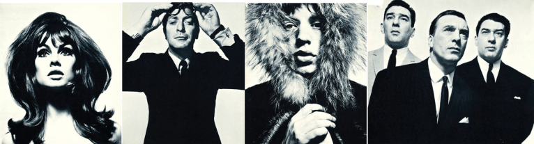 American cool Smithsonian National Portrait Gallery david bailey box of pin ups michael cain Mick Jagger Jean Shrimpton kray brothers gangsters