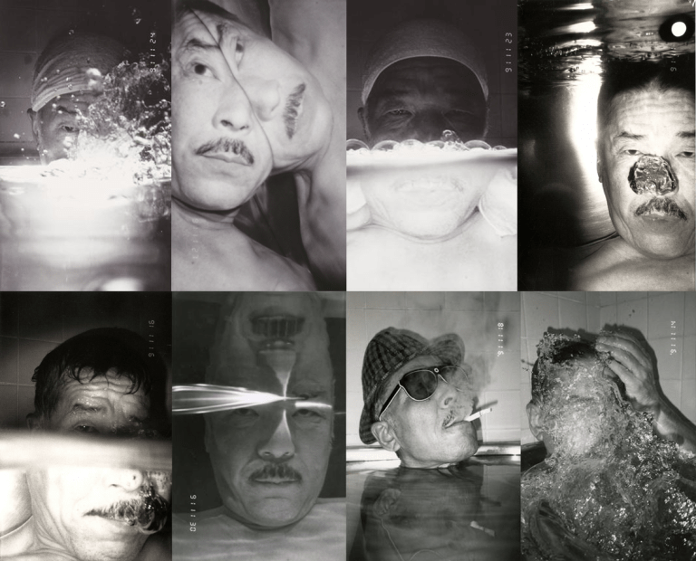 post-war Japanese photography Masahisa Fukase self-portrait bukubuku